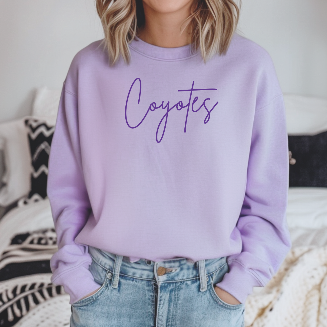 Purple Coyotes Sweatshirt