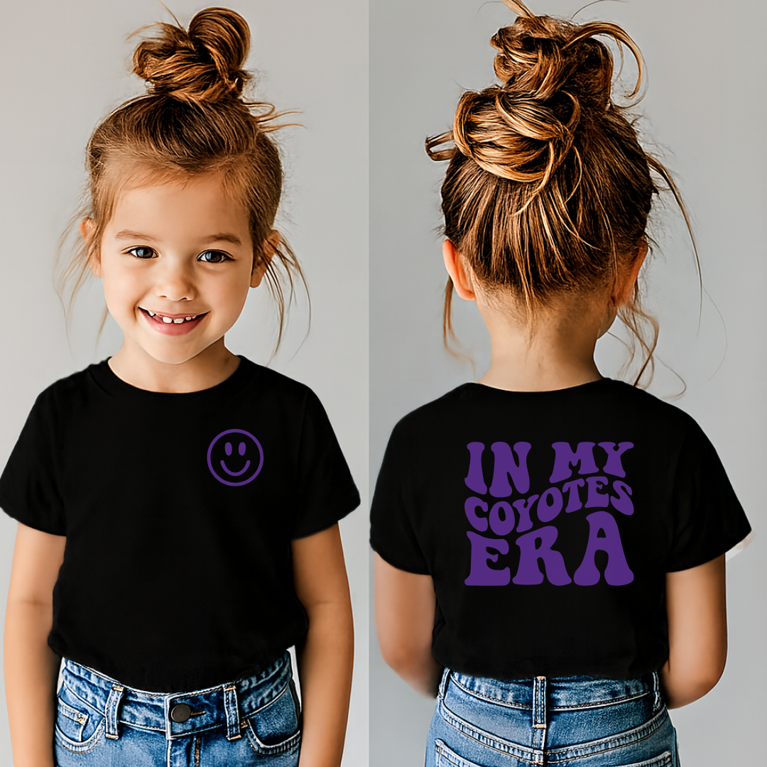 Youth Black Coyotes Era Tee Shirt