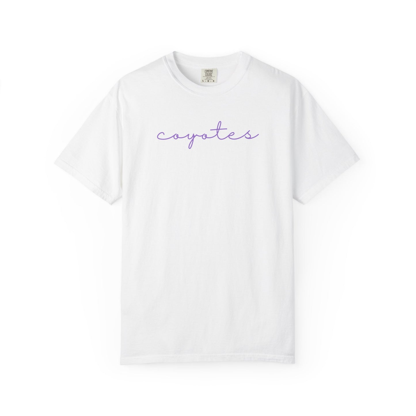Cursive Coyotes Tee Shirt