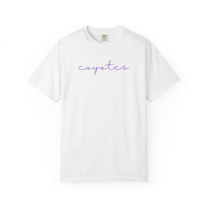 Cursive Coyotes Tee Shirt