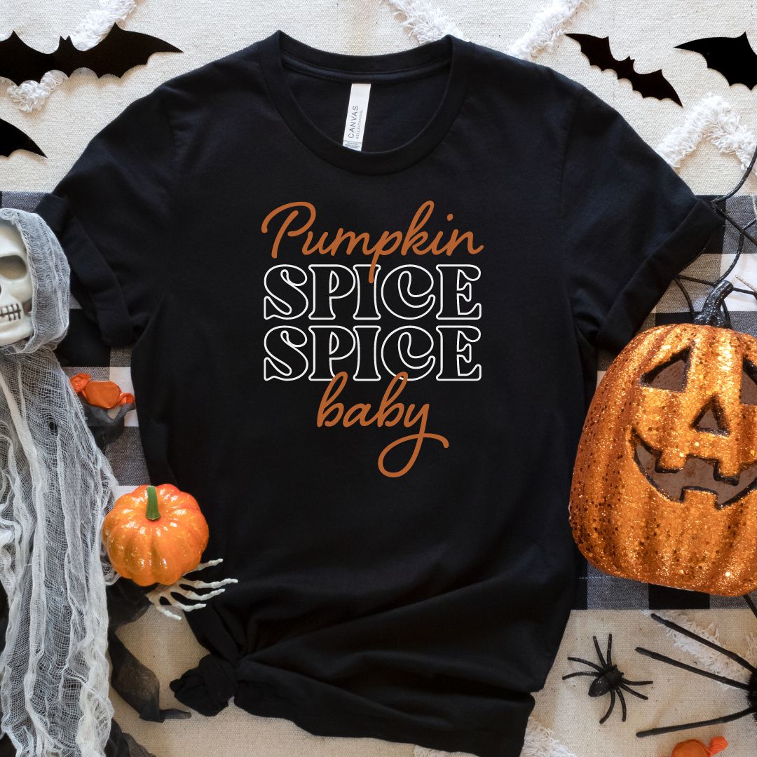 Pumpkin Spice Spice Baby Tee Shirt