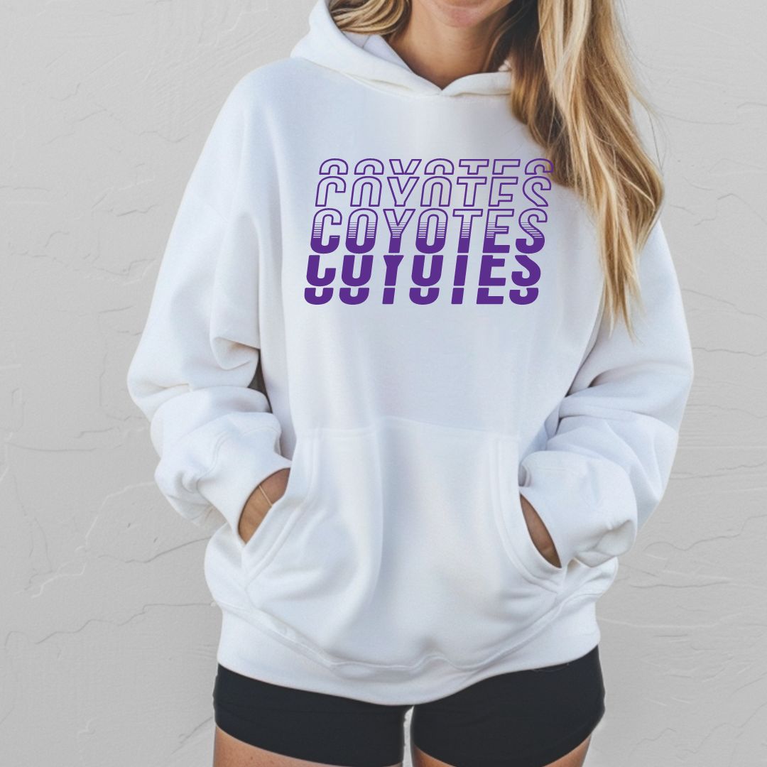 Coyotes Ombre Hoodie