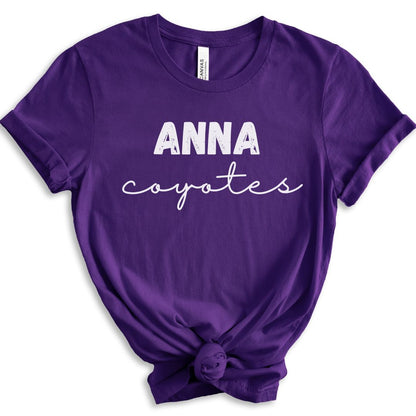 Anna Coyotes Tee Shirt