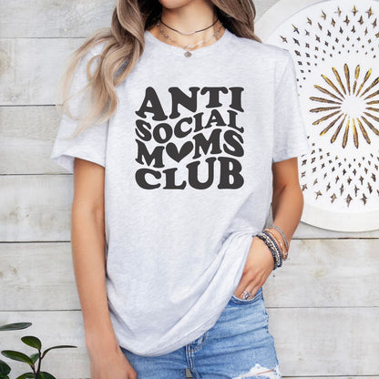 Anti Social Moms Club Tee Shirt