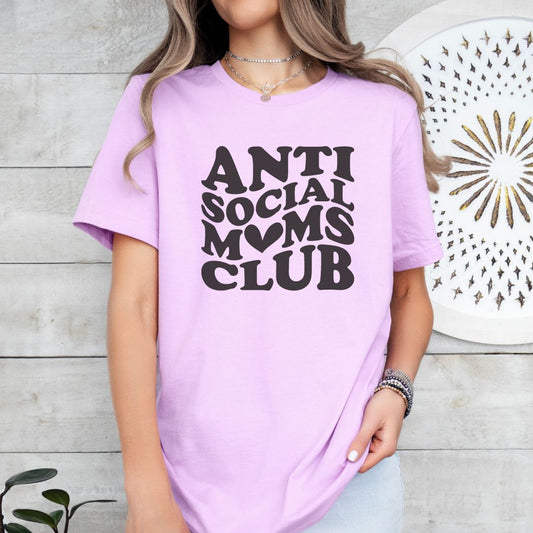 Anti Social Moms Club Tee Shirt