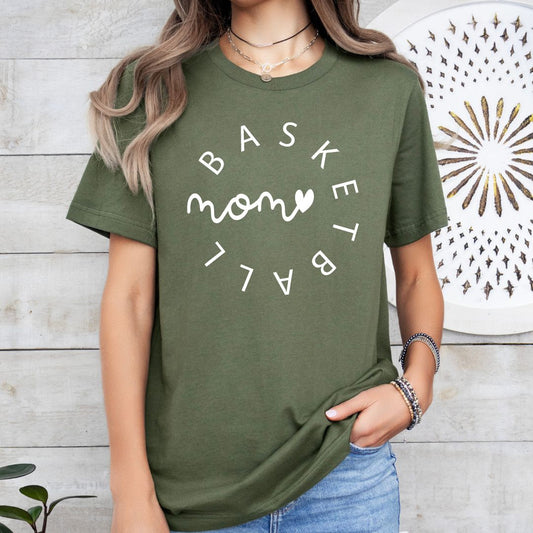 Basketball Mom Tee Shirt