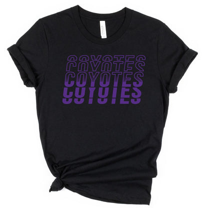 Black Coyote Tee Shirt