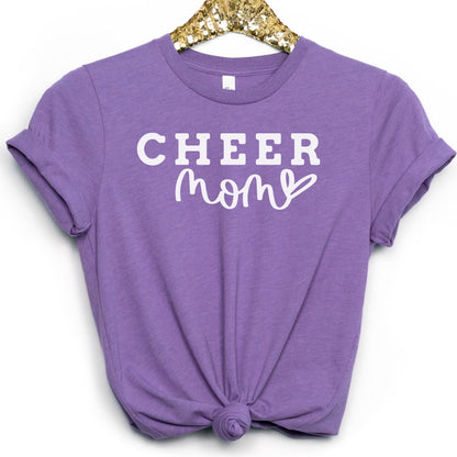 Cheer Mom Purple Tee Shirt