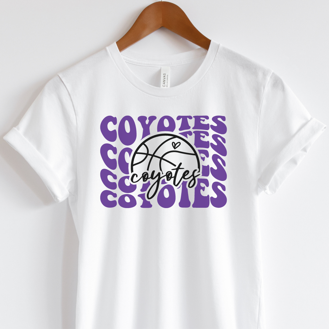 Coyotes Basketball Tee Shirt