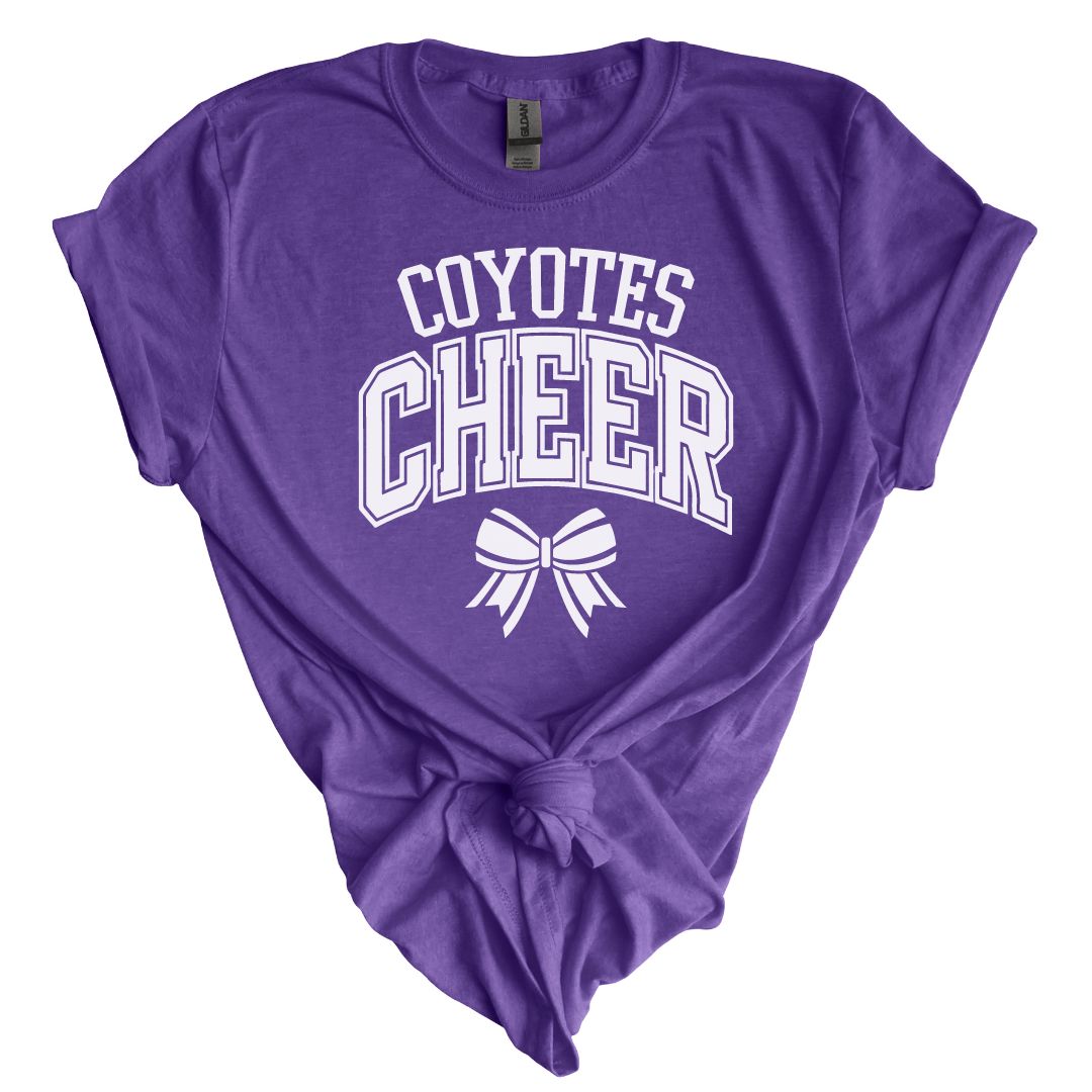 Coyotes Cheer Bow Tee Shirt