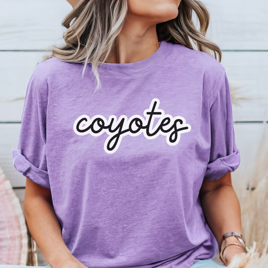 Purple Coyotes Tee Shirt