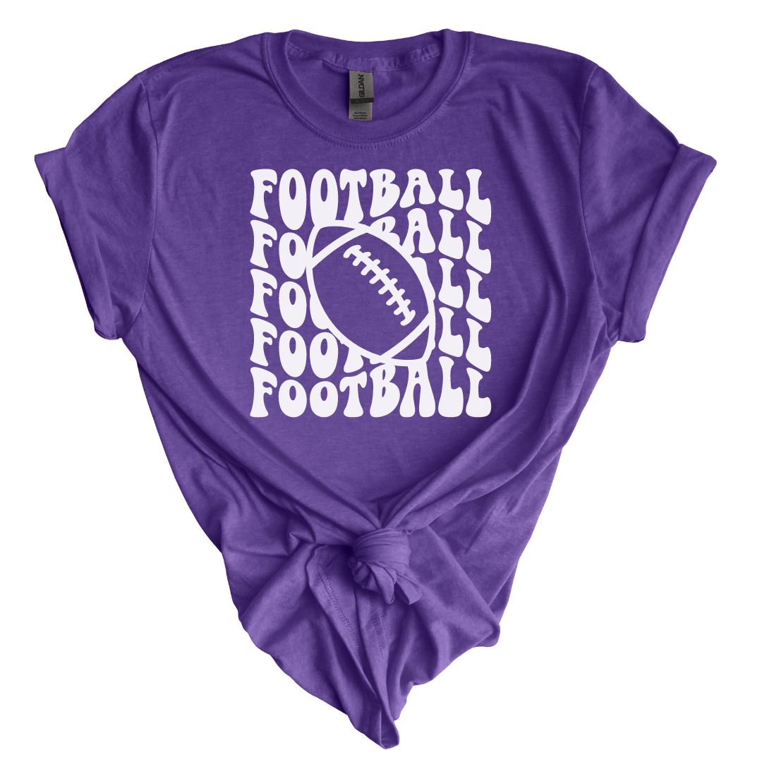 Football Purple Tee Shirt