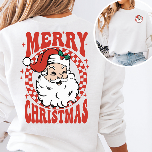 Santa Merry Christmas Sweatshirt