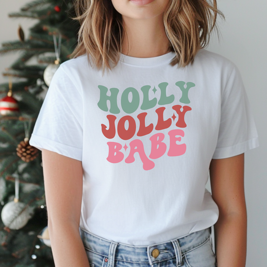 Holly Jolly Babe Tee Shirt