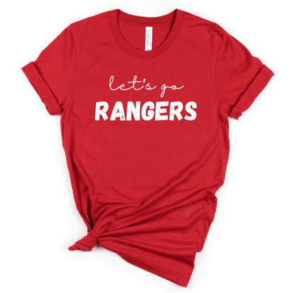 Let's Go Rangers Tee Shirt