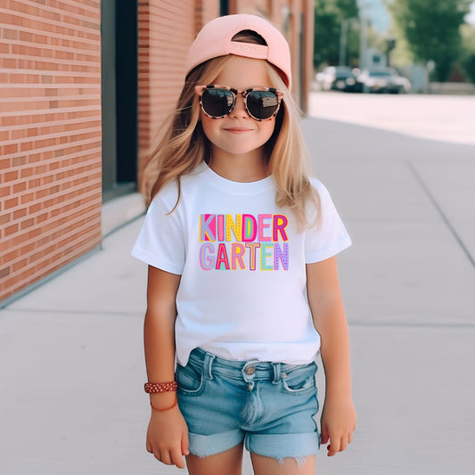 Toddler Colorful Kindergarten Tee Shirt