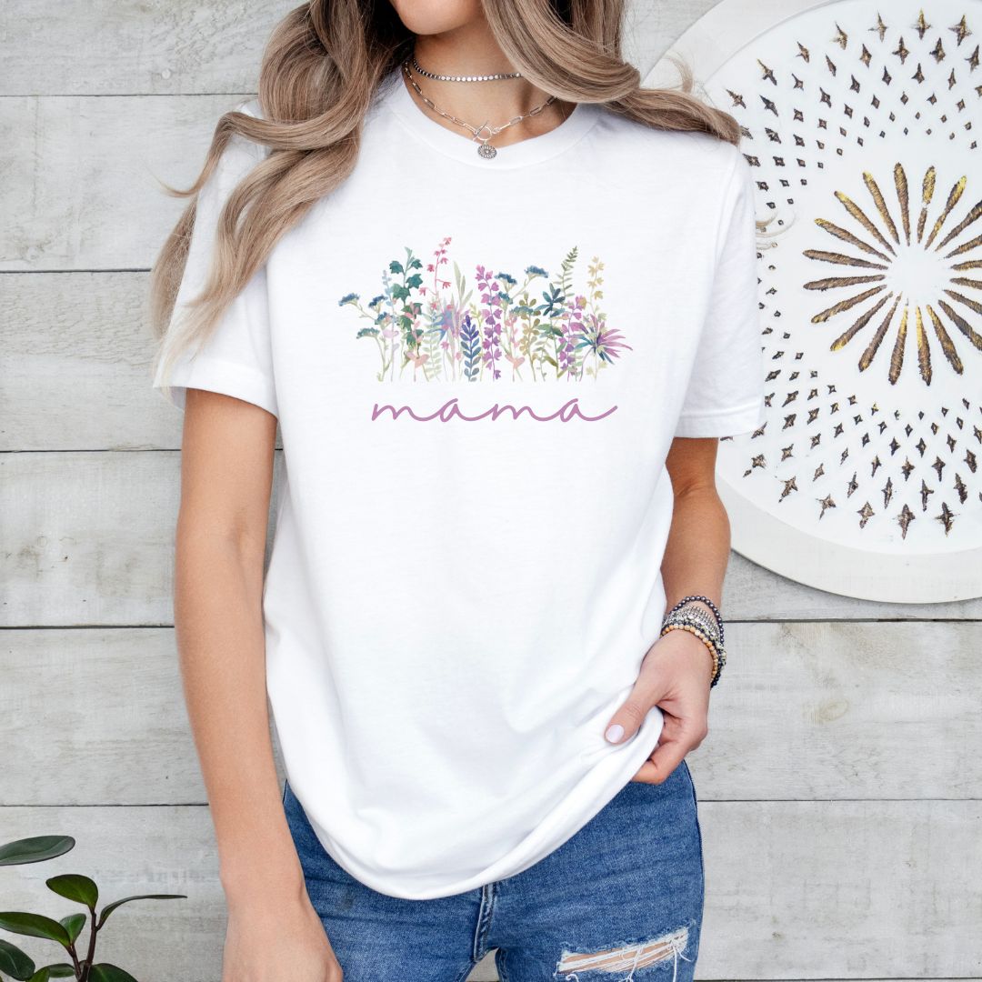 Lilac Mama Wildflower Tee Shirt