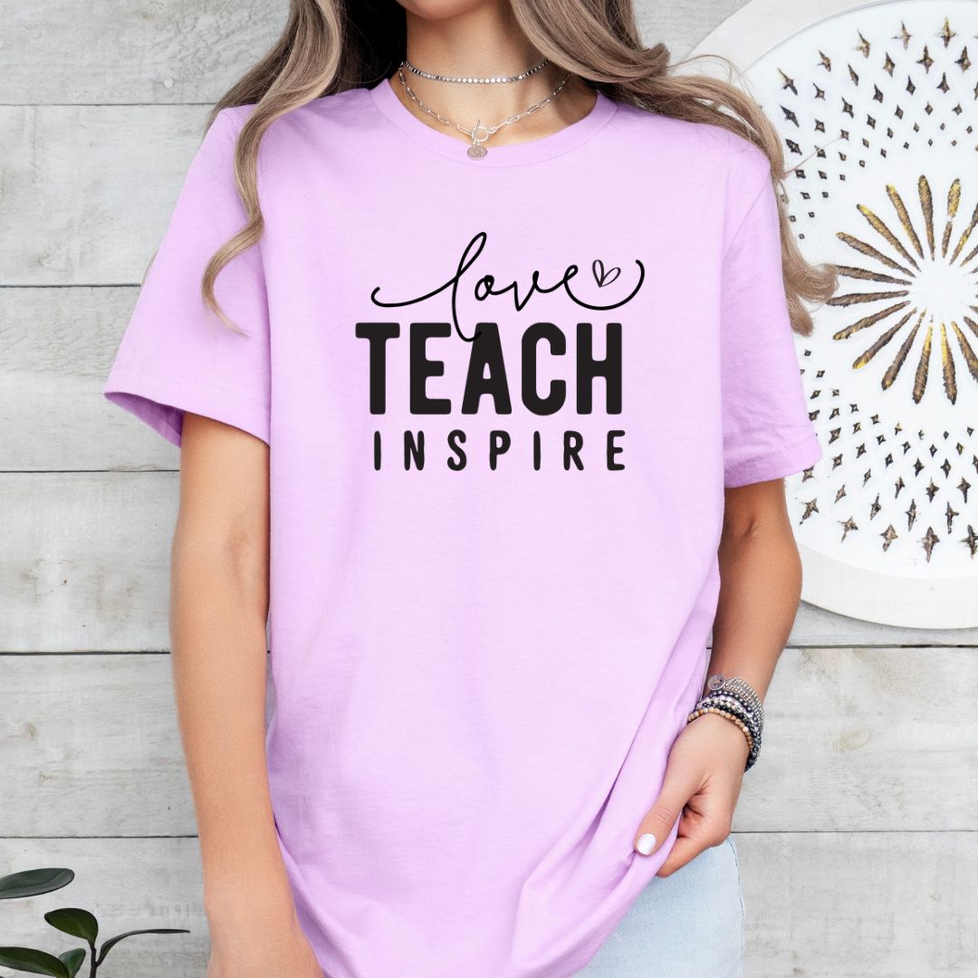 Love Teach Inspire Tee Shirt