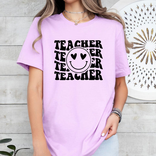 Teacher Smile Tee Shirt